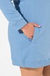 Sweatjurk, opstaande kraag, lange mouw, zakken