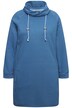 Teplákové šaty, stojáček, dlouhé rukávy, kapsy