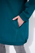 Sweatjurk, opstaande kraag, lange mouw, zakken