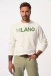 T-shirt avec imprimé sur la poitrine, manches longues et col rond - jusqu'au 8XL