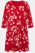 T-shirt long, motif à fleurs. Col rond et manches 3/4. Ligne en A.