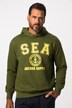 Sweat-shirt à capuche avec imprimé sur le devant jusqu'au 8XL