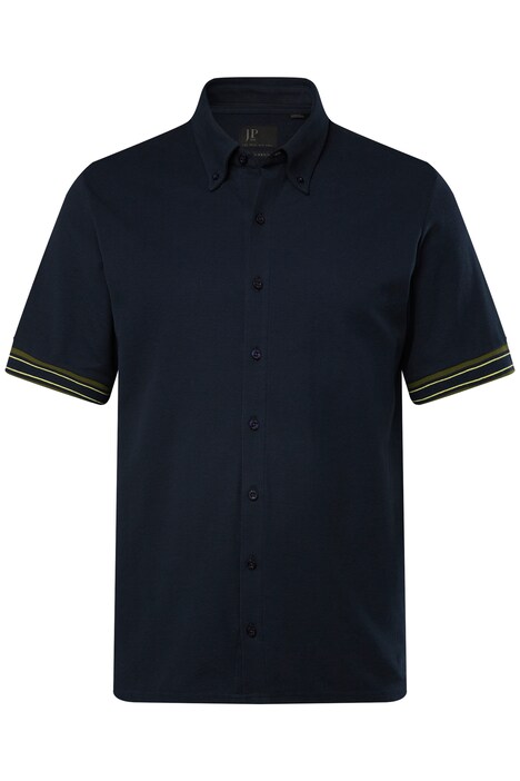 Piké košile, krátké rukávy, límeček na knoflíky, střih Modern Basic, do vel. 8XL