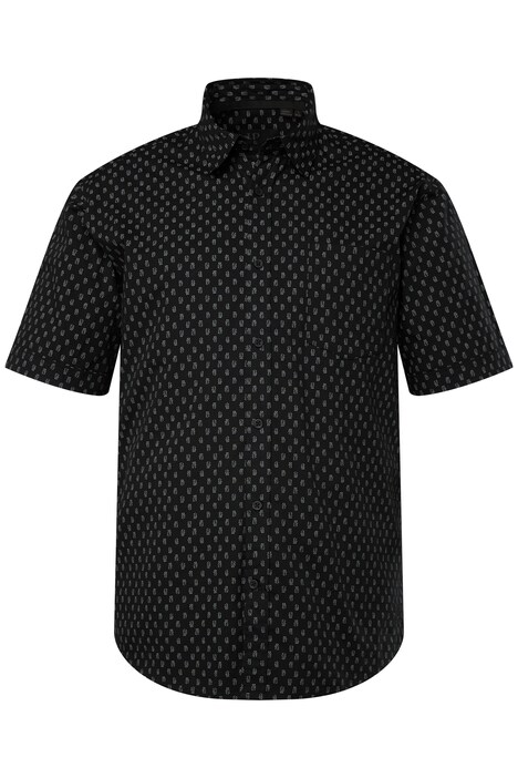 Košile, krátké rukávy, Kent límeček, drobný potisk, Modern střih, do 8XL