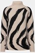 Pullover, bølgemønster, rullekrave, lange ærmer, uldindhold