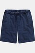 Bermuda en molleton, avec taille élastique. Teinture indigo. Jusqu'au 8XL.
