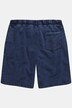 Bermuda en molleton, avec taille élastique. Teinture indigo. Jusqu'au 8XL.