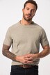 T-shirt à manches courtes. Col rond, collection Basic. Jusqu'au 8XL.