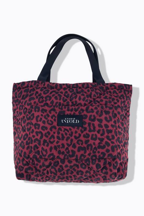 Shopper, gewatteerd, dierenprint