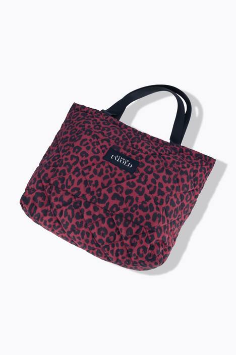 Shopper, gewatteerd, dierenprint