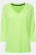 Camiseta básica, escote en V, manga 3/4, OEKO-TEX Made in Green