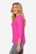 T-shirt basique, col en V, manches 3/4, OEKO-TEX Made in Green