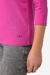 T-shirt basique, col en V, manches 3/4, OEKO-TEX Made in Green