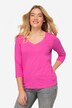 T-shirt basique, col en V, manches 3/4, OEKO-TEX Made in Green