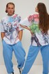Marvel T-shirt, ronde hals, oversized, unisex, print