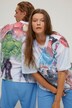 Marvel T-shirt, ronde hals, oversized, unisex, print