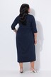 Robe en jersey avec poches, couture empire, décolleté en V et manches 3/4