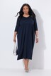 Robe en jersey avec poches, couture empire, décolleté en V et manches 3/4