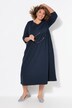 Robe en jersey avec poches, couture empire, décolleté en V et manches 3/4
