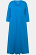 Robe en jersey avec poches, couture empire, décolleté en V et manches 3/4