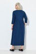 Robe évasée en jersey, encolure carré et manches 3/4