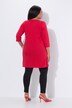 Longshirt, sierbanden, A-lijn, V-hals, 3/4-mouwen