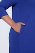 Longshirt, sierbanden, A-lijn, V-hals, 3/4-mouwen