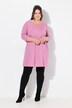 Longshirt, sierbanden, A-lijn, V-hals, 3/4-mouwen