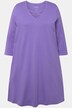 Longshirt, pyntebånd, A-linje, V-udskæring, 3/4-ærmer
