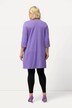 Longshirt, pyntebånd, A-linje, V-udskæring, 3/4-ærmer