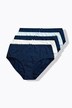 Culottes midi en lot de 5, pois/uni