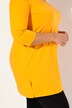 Longshirt, A-lijn, V-hals, 3/4-mouwen