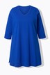 Maglia dal taglio lungo e svasato con scollo a V e maniche a 3/4