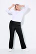 Pantalon thermique en tissu bengaline bien chaud, coupe Slim Fit et ceinture élastique
