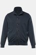 Sweat jacket, stand-up collar, button band, vintage look, up to 8 XL