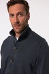 Sweat jacket, stand-up collar, button band, vintage look, up to 8 XL