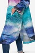 Funktions-Regencape, Unisex, Print, Kapuze