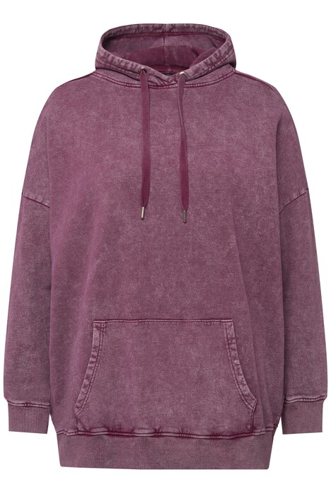 Mikina s kapucí, velmi oversize, sepraný efekt, kapuce, dlouhé rukávy, unisex