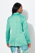 Blazer, structuur, reverskraag, knoopsluiting