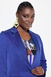 Blazer, structuur, reverskraag, knoopsluiting