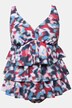 Tankini, flæser, softcups, justerbare stropper, genanvendt