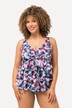 Tankini, flæser, softcups, justerbare stropper, genanvendt