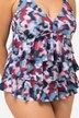 Tankini, flæser, softcups, justerbare stropper, genanvendt