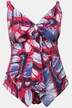 Tankini con farfalle, orlo a punte, coppe morbide e materiale riciclato