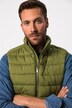 Doorgestikte bodywarmer, outdoor, opstaande kraag, rits, tot 8 XL