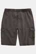 Bermuda en molleton. Délavage vintage, taille élastique et poches cargo - jusqu'au 8XL