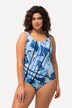 Maillot de bain, fleurs, décolleté rond, sans bonnets souples