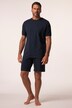 Pyjamas, kort, todelt, meleret jersey, T-shirt, shorts. op til 8 XL