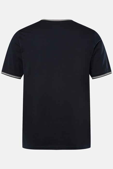 Schlafanzug, Homewear, kurzer Zweiteiler, T-Shirt, geringelte Shorts, bis 8 XL