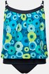Tankini, cirkels, zachte cups, verstelbare bandjes, gerecycled